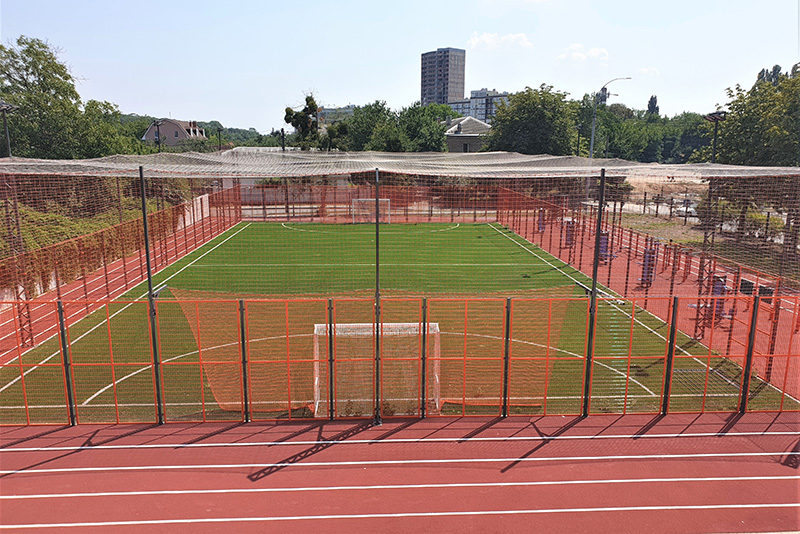 Cтроительство футбольных площадок под ключ, гимназия №59 Киев